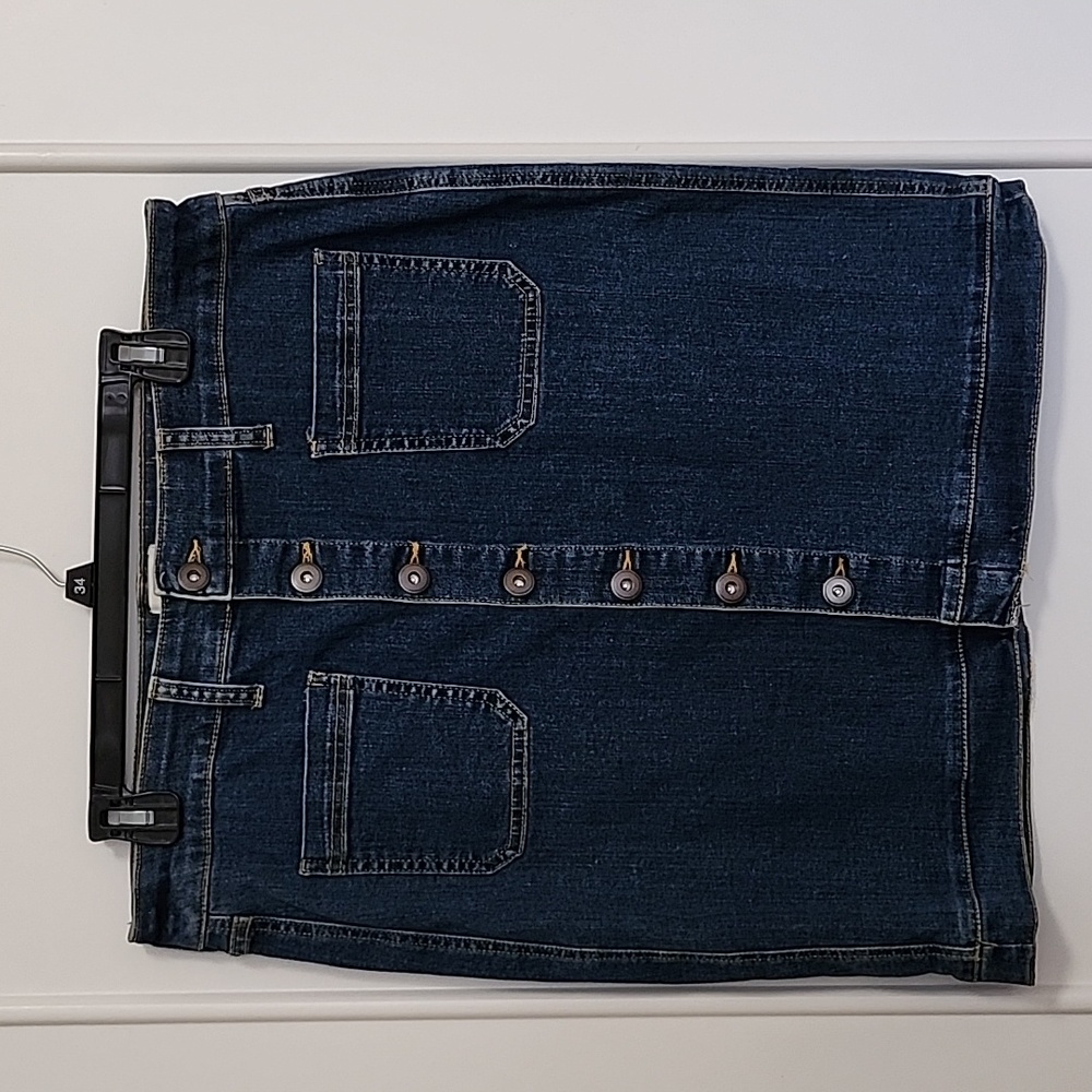 Cute denim mini skirt
